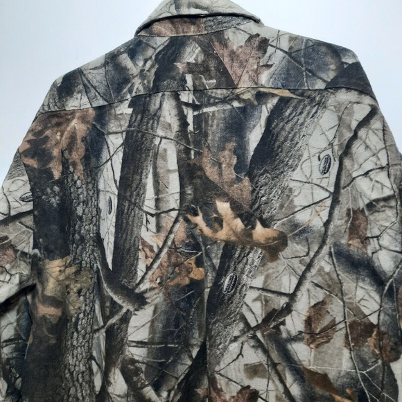 Vintage Codet Button Down Long Sleeve Shirt Realtree Camo Men's XL Made In USA - Picture 7 of 9